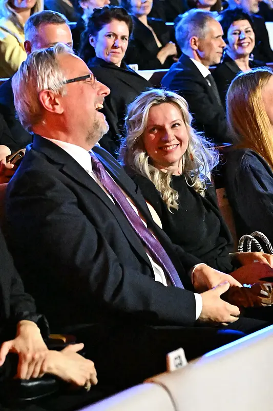 Marcin Wrona z partnerką
