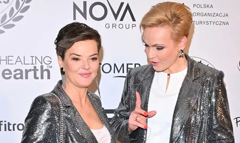 Monika Richardson i Aleksandra Kostka w identycznym stroju