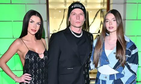 Krzysztof Rutkowski,  Bart Pniewski z córką u Philippa Pleina