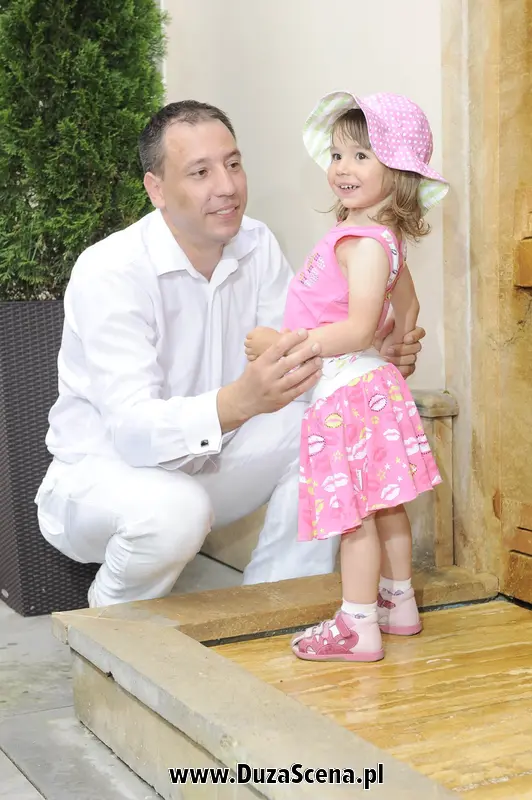 Jacek Olszewski z córką