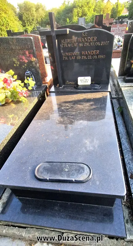 grób Bogumiły Wander