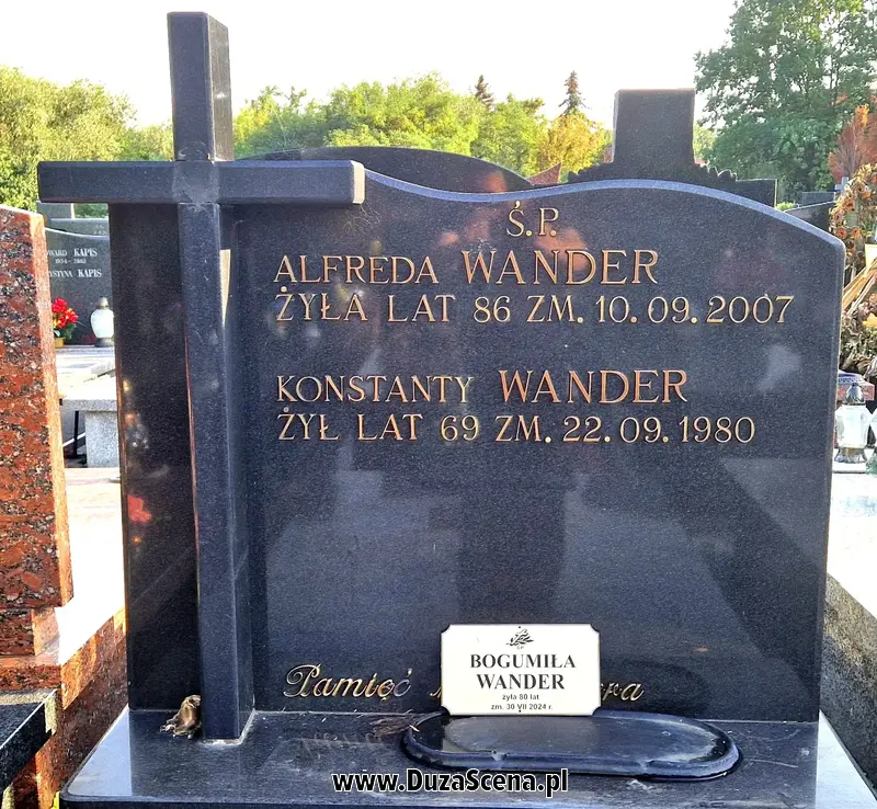 grób Bogumiły Wander