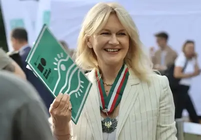 Grażyna Torbicka z prestiżowym medalem