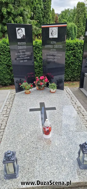 grób Aliny Janowskiej