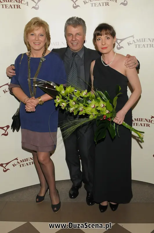 Dorota Kamińska, Emilian Kamiński z żoną, Justyną
