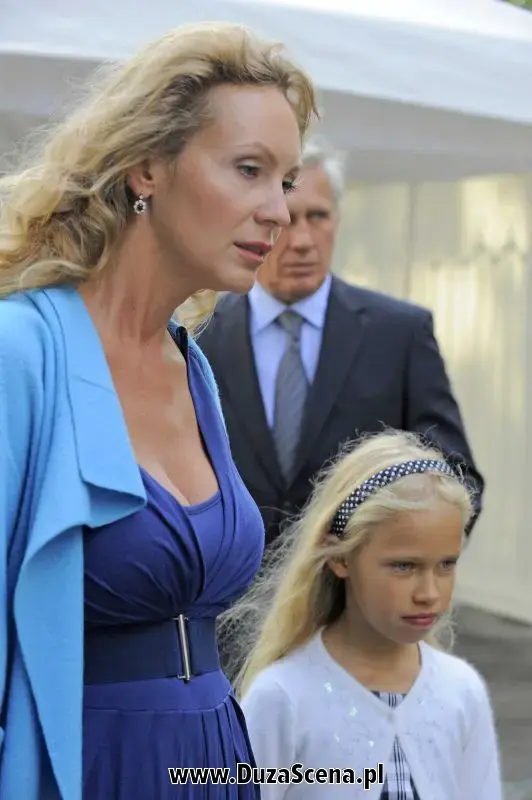 Beata Ścibakówna, Jan Englert z córką, Heleną, 2008 rok