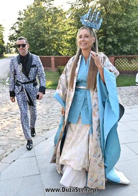 Małgorzata Rozenek Majdan z mężem