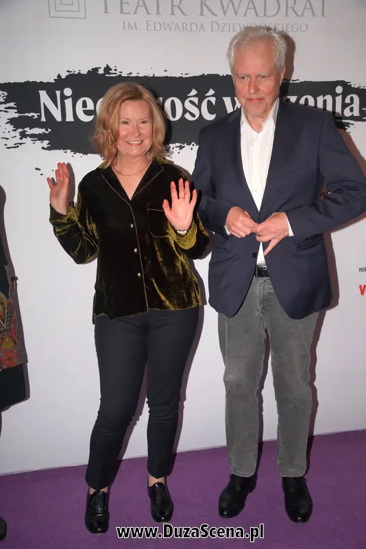 Barbara Bursztynowicz z mężem
