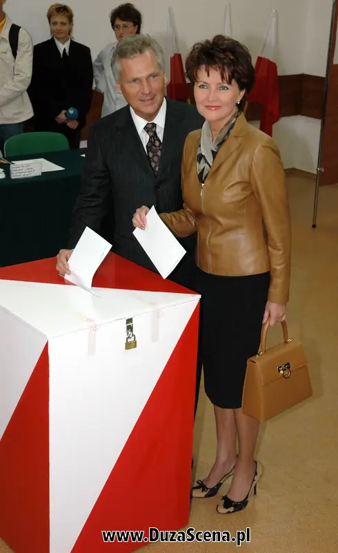 Aleksander i Jolanta Kwaśniewscy