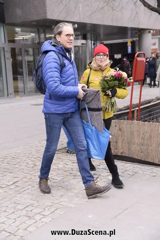 Agata Młynarska z mężem