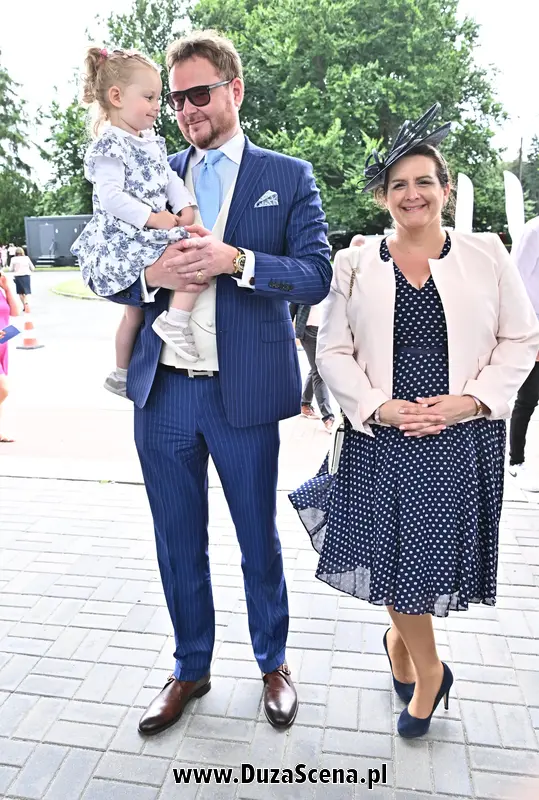 Jan Lubomirski z żoną, Heleną Mańkowską i córką