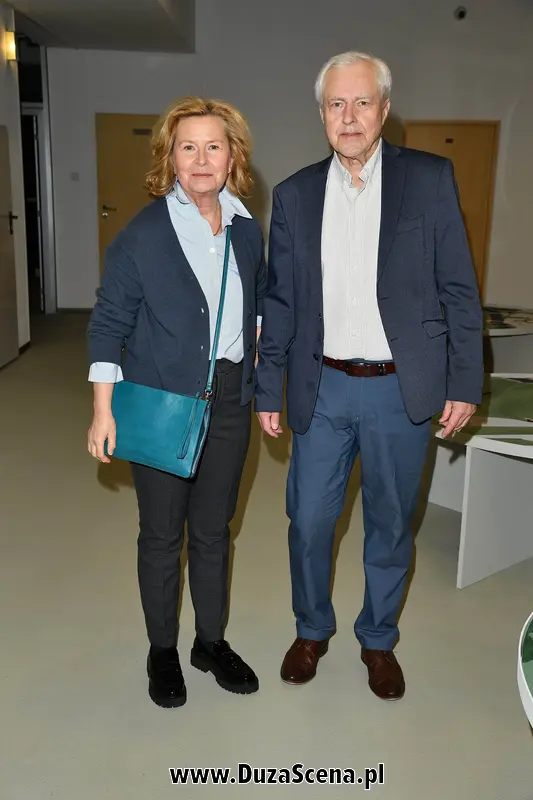 Barbara Bursztynowicz z mężem