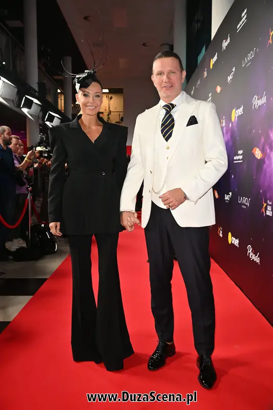 Małgorzata Rozenek Majdan z mężem