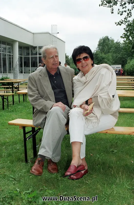 Halina Kunicka z mężem, Lucjanem Kydryńskim