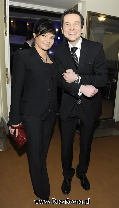 Przemysław Babiarz z żoną