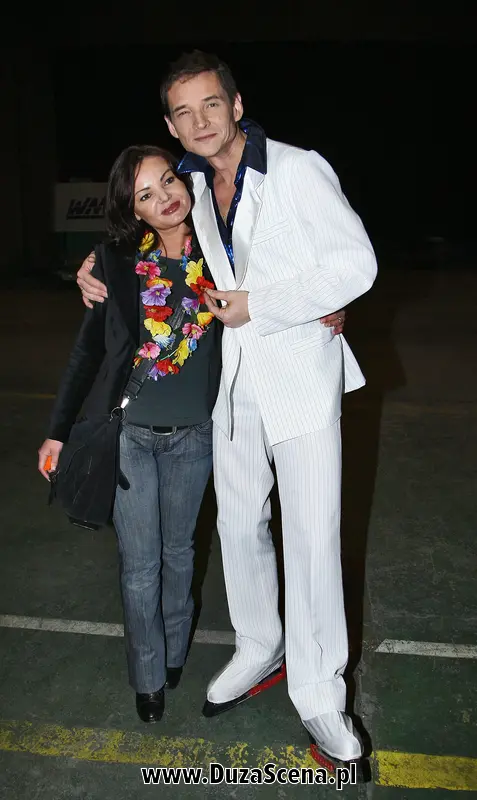 Przemysław Babiarz z żoną