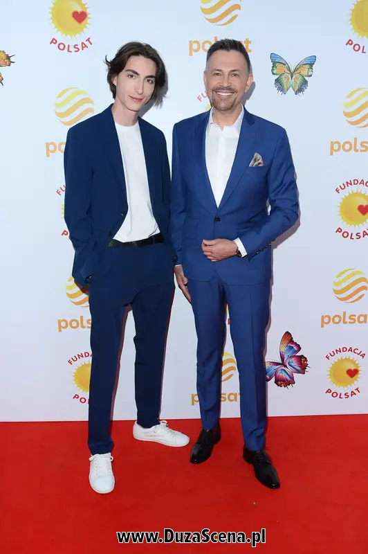 Krzysztof Ibisz z synem, Maksymilianem