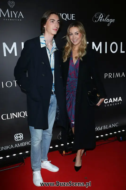 Anna Zejdler z synem, Maksymilianem