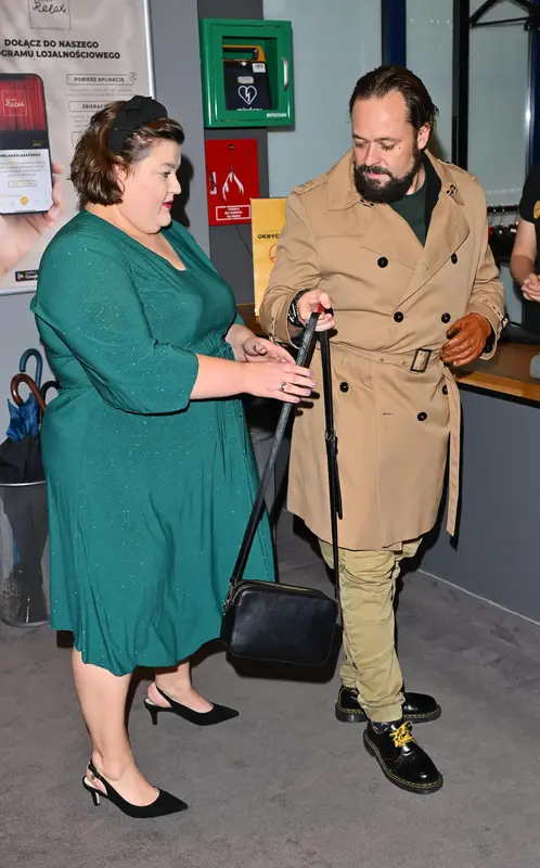 Dominika Gwit z mężem