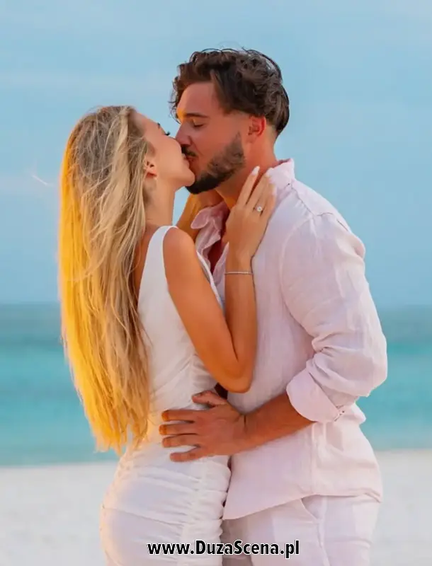 Leon Myszkowski z narzeczoną, Ksenią