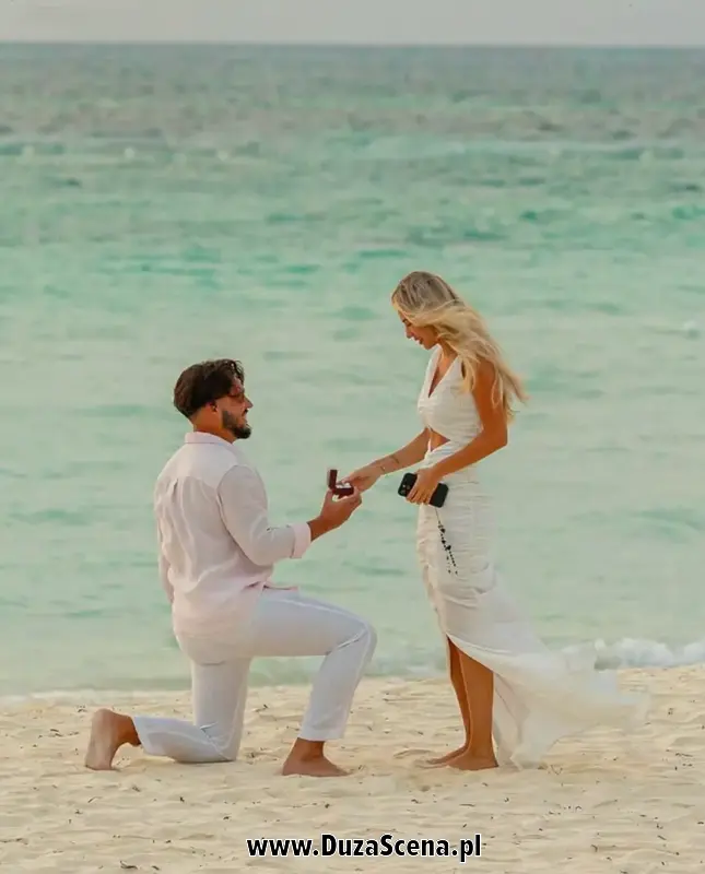 Leon Myszkowski z narzeczoną, Ksenią