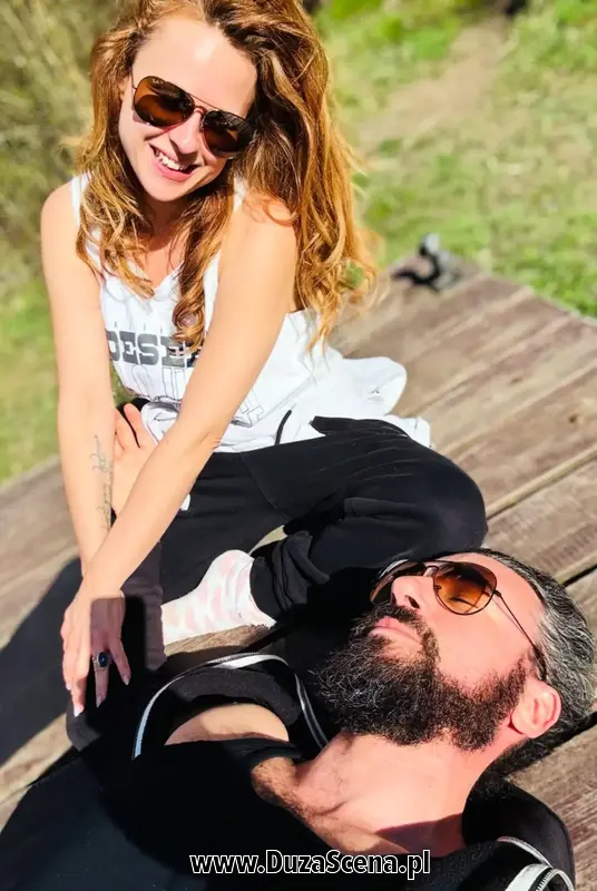 Kaja Paschalska z partnerem, Damianem