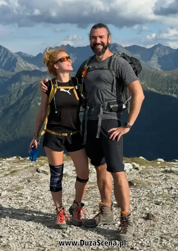 Kaja Paschalska z partnerem, Damianem