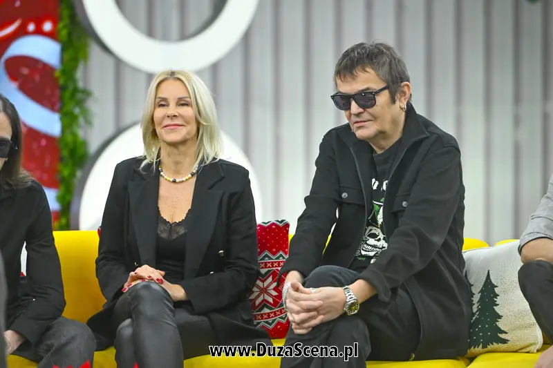 Robert  Gawliński z żoną, Moniką