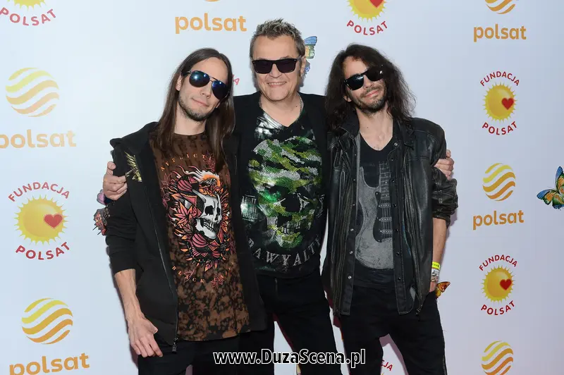 Robert  Gawliński z synami