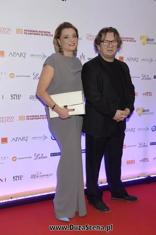 Małgorzata Ostrowska-Królikowska  z mężem, Pawłem