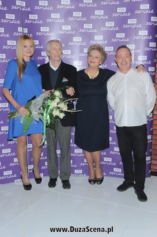 Kopiczyński Andrzej, Anna Seniuk z serialowymi dziećmi