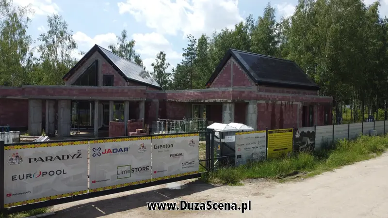 dom Michała Wiśniewskiego w budowie, 2024 r.