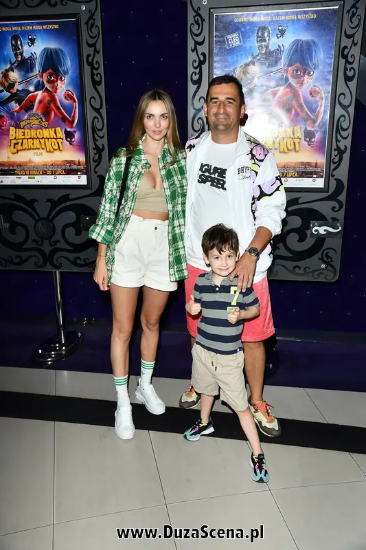 Marcela Leszczak, Michał Koterski z synem