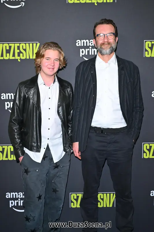 Tomasz Kot z synem, Leonem