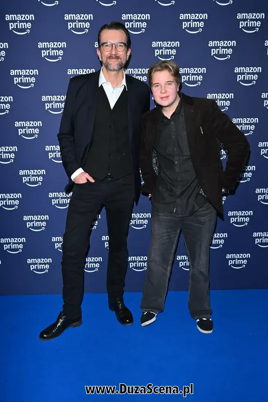 Tomasz Kot z synem, Leonem