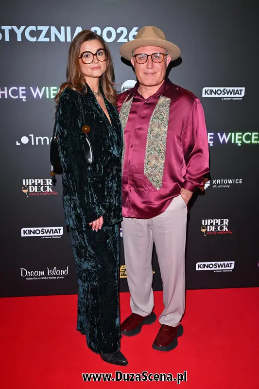 Przemysław Bluszcz z partnerką