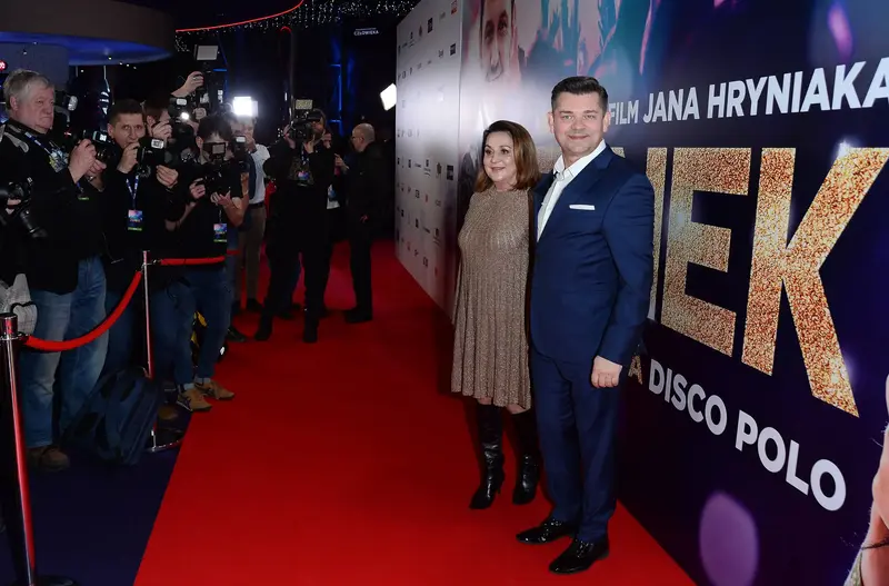 Zenon Martyniuk z żoną, Danutą