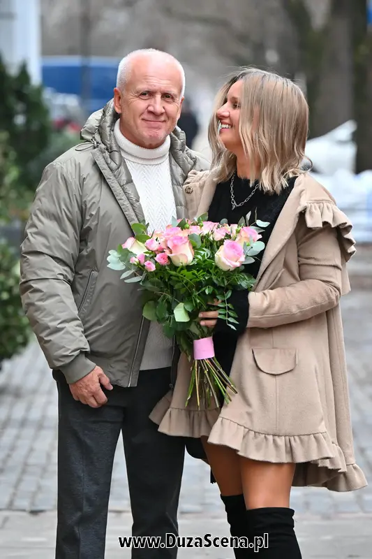 Waldemar Malicki z partnerką