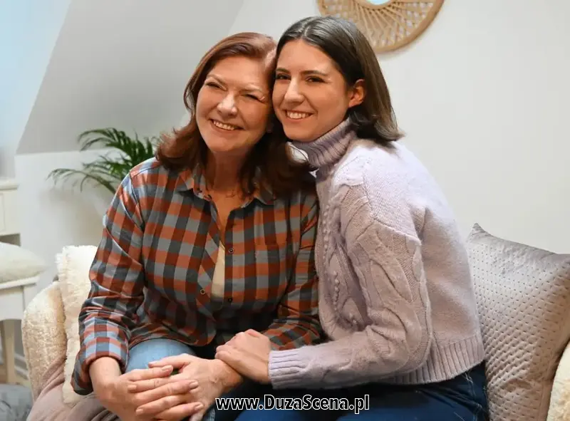 Katarzyna Dowbor z córką, Marią