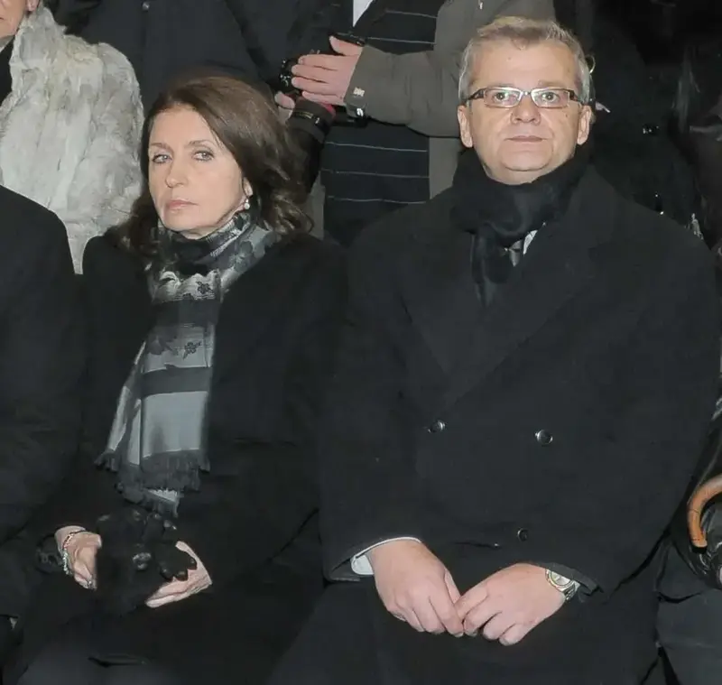 Krzysztof Gospodarek z żoną