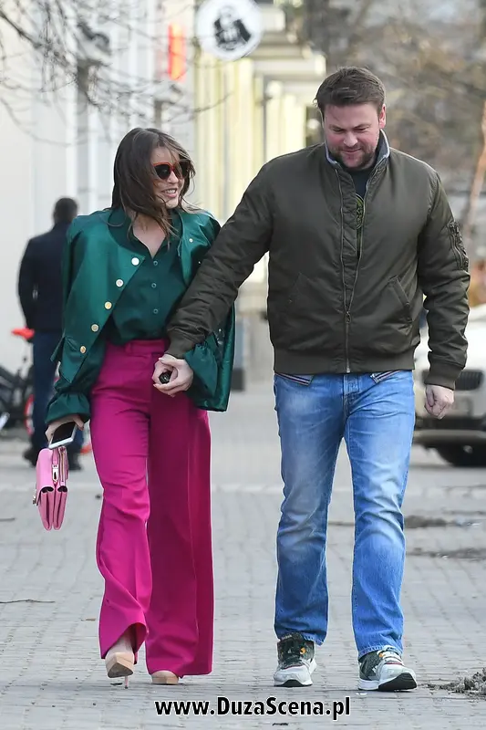 Edyta Herbuś z partnerem, Piotrem