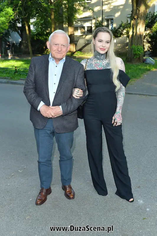 Monika Miller z dziadkiem, Leszkiem Millerem