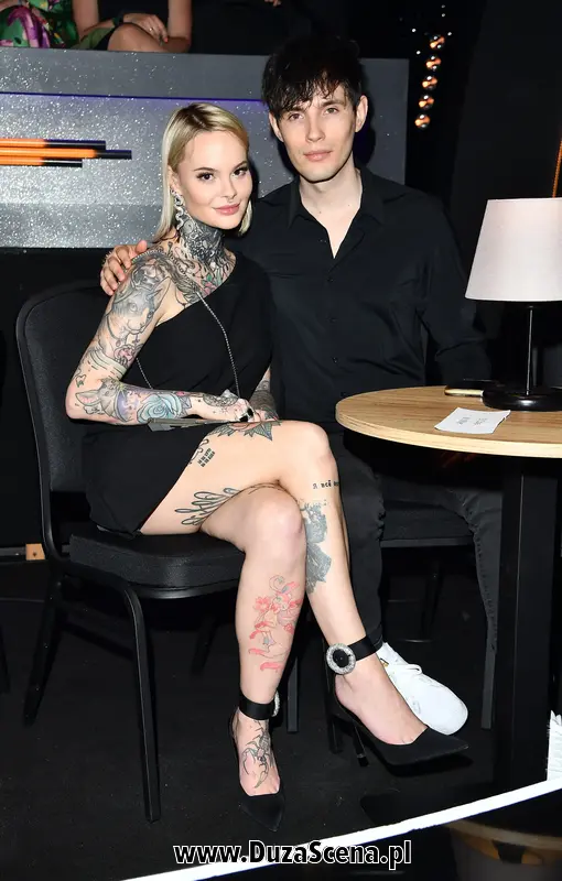 Monika Miller z partnerem