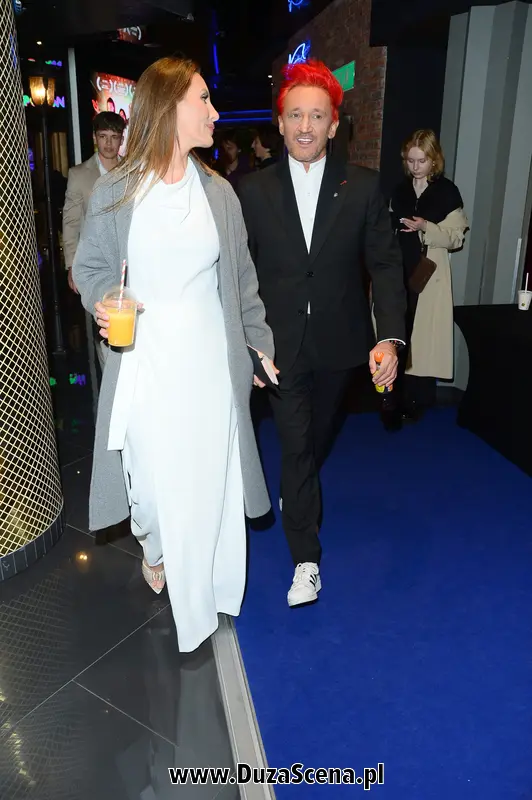 Michał Wiśniewski z żoną, Polą