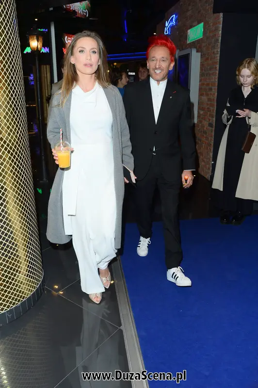 Michał Wiśniewski z żoną, Polą