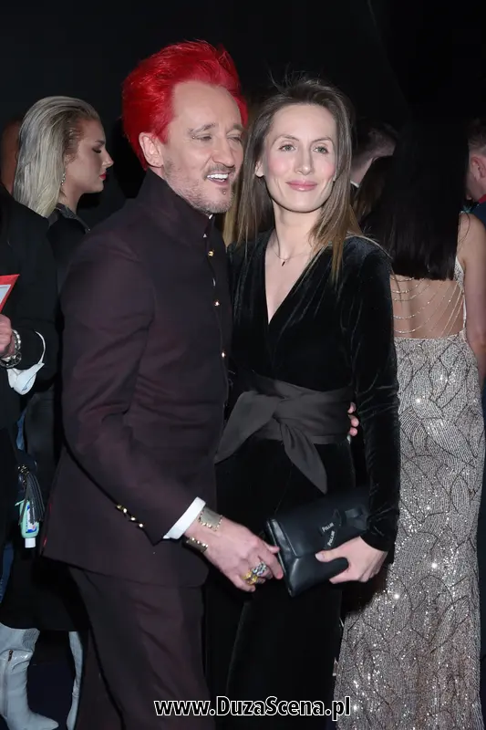 Michał Wiśniewski z żoną, Polą