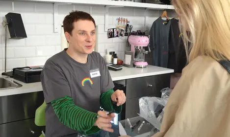 Ralph Kamiński za ladą