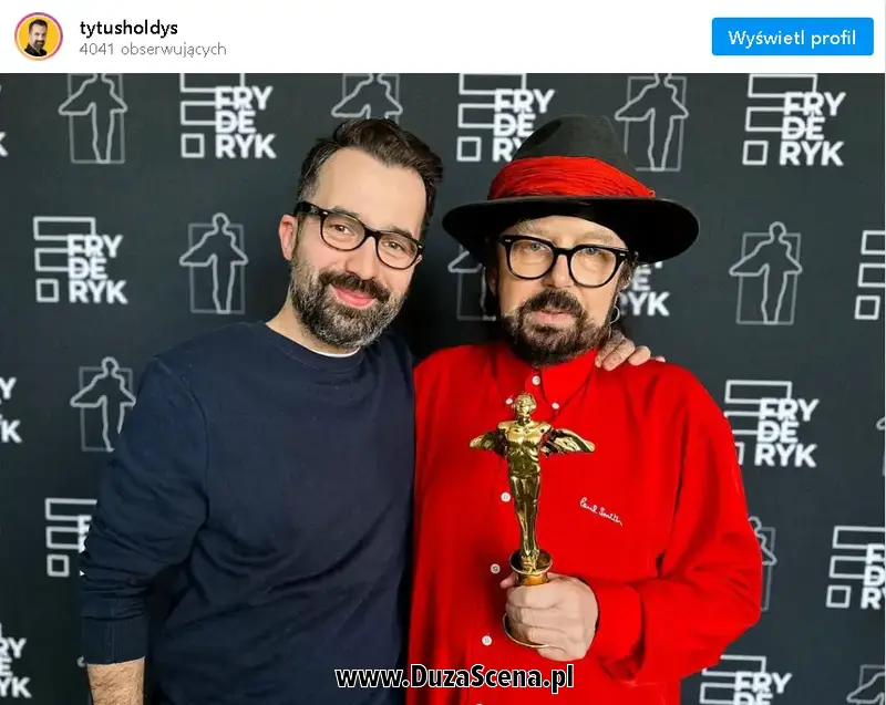 Zbigniew Hołdys z synem