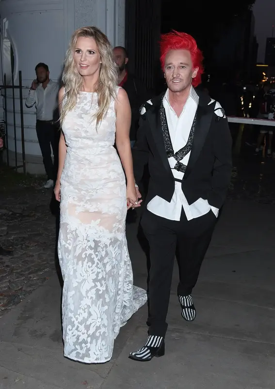 Michał Wiśniewski z żoną, Dominiką