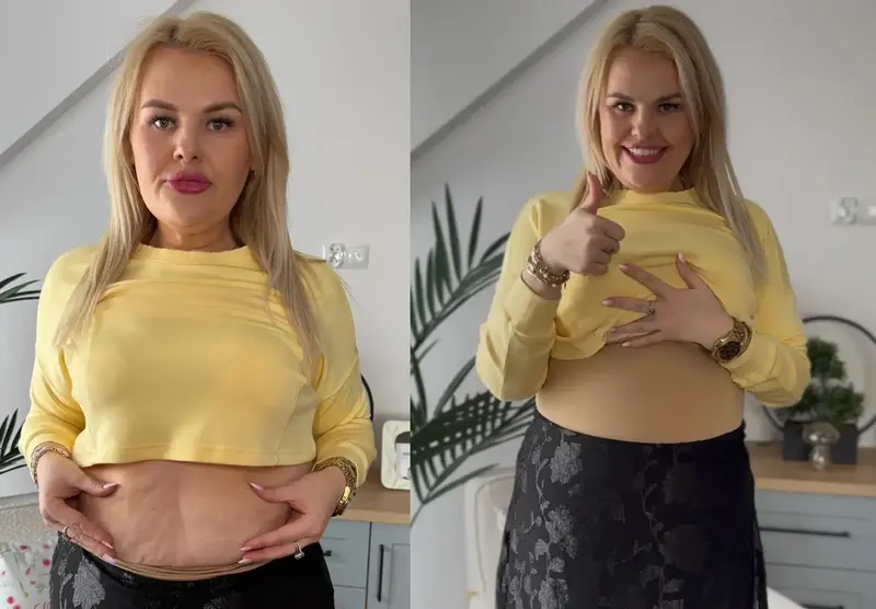 Kinga Zawodnik pokazuje ciało po odchudzaniu